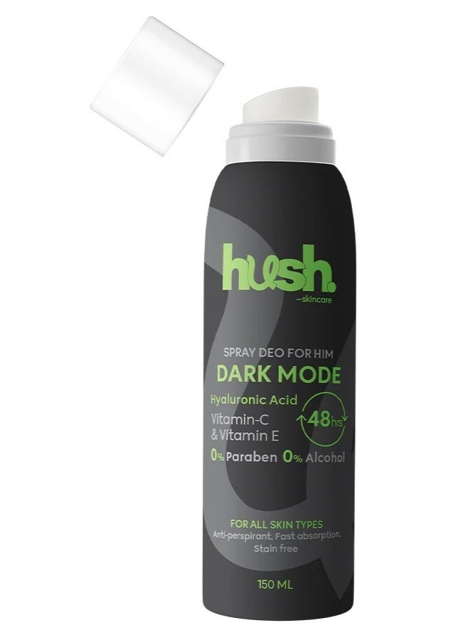 مزيل عرق بخاخ للوضع الداكن للرجال 150 مل